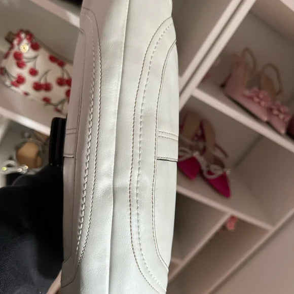 White y2k Coach Soho Flap Bag ππΌ