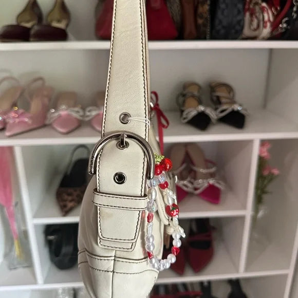 Coach Small White SoHo Flap ππ€
