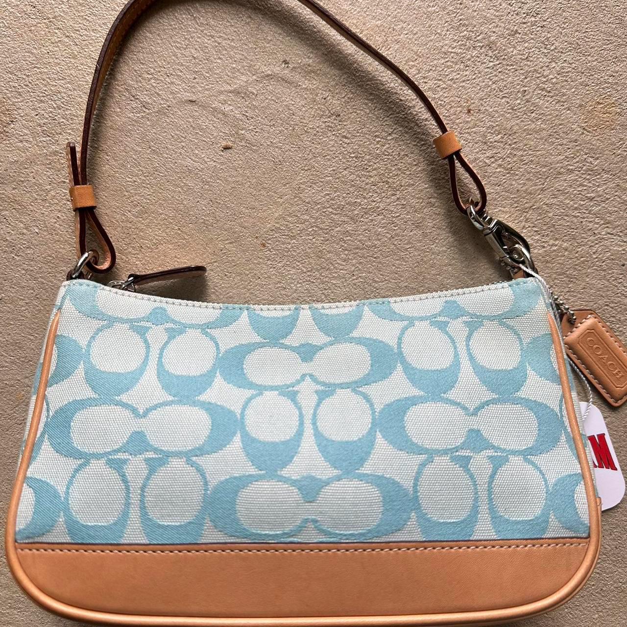 Vintage Y2K Coach Blue Demi Shoulder Bag ππ