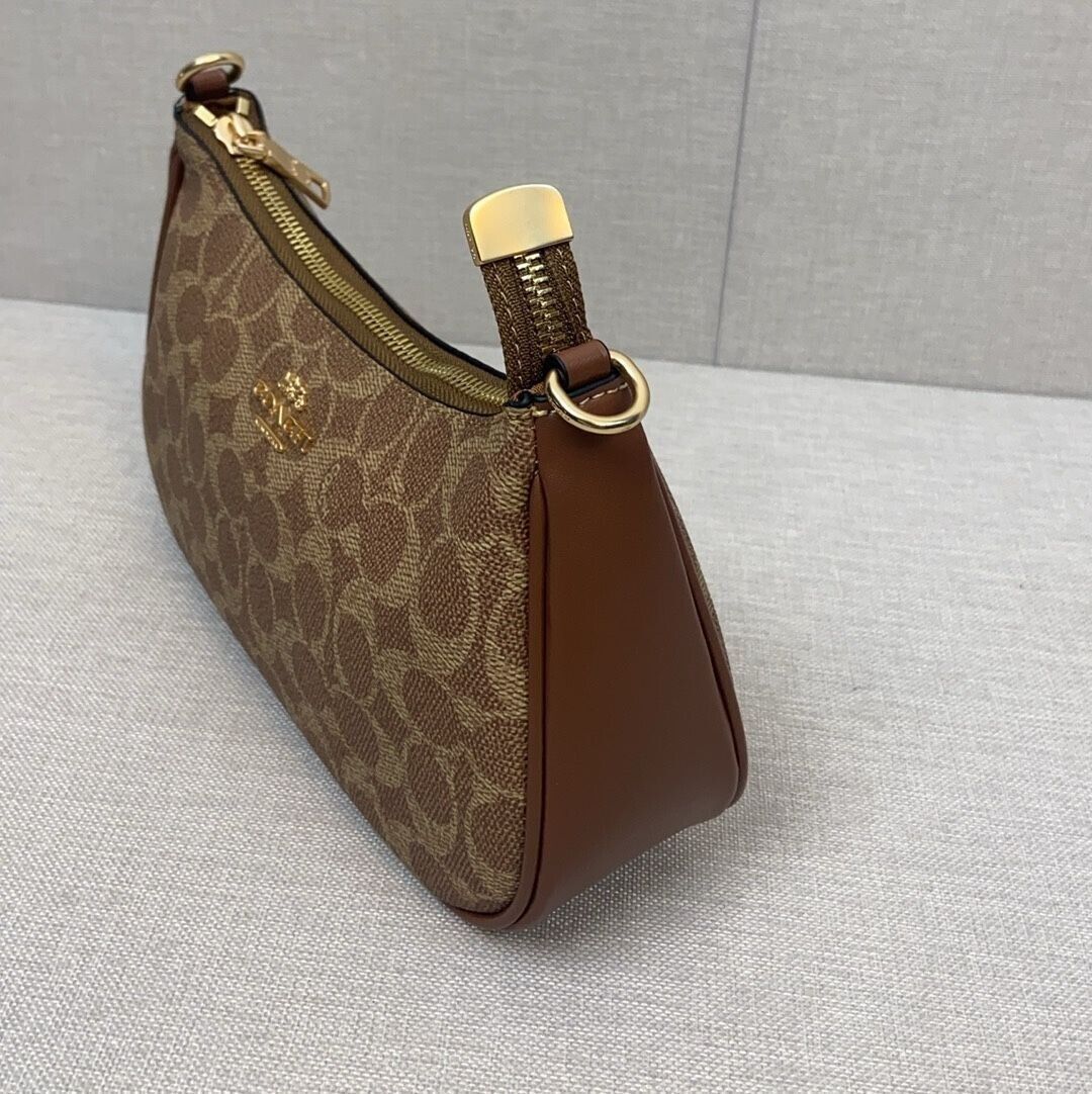 COACH Teri Shoulder Bag β Signature Canvas Brown π€ (NEW!)