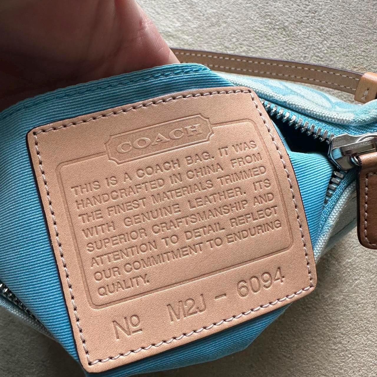 Vintage Y2K Coach Blue Demi Shoulder Bag ππ