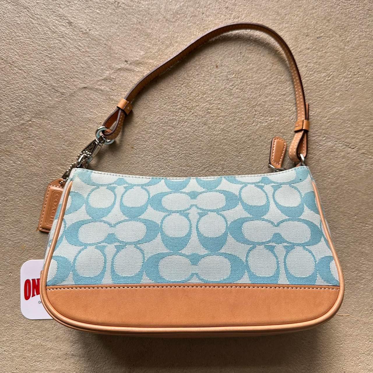 Vintage Y2K Coach Blue Demi Shoulder Bag ππ