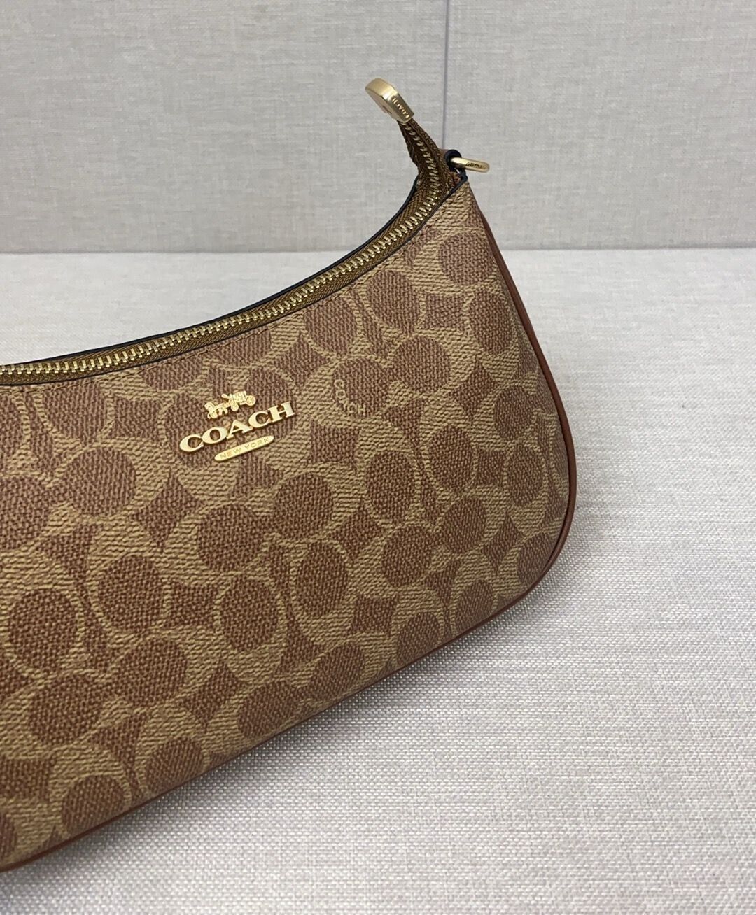 COACH Teri Shoulder Bag β Signature Canvas Brown π€ (NEW!)